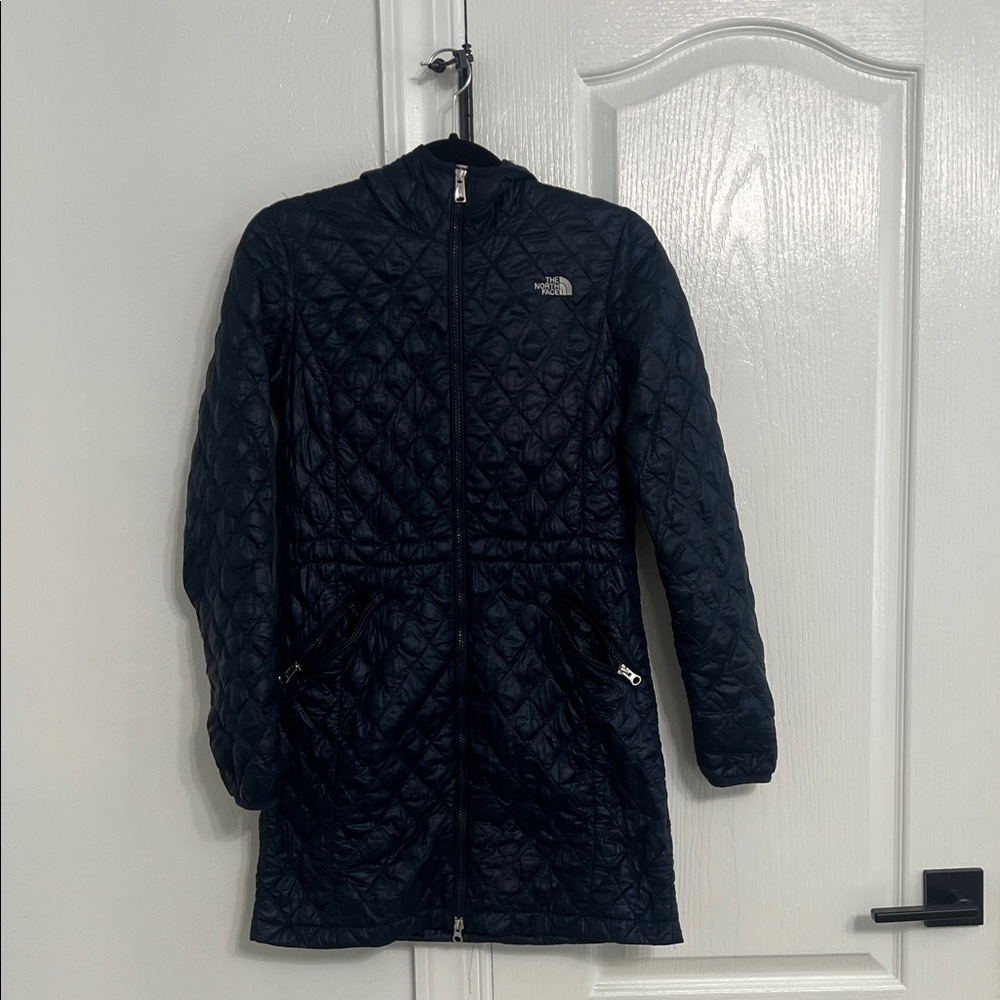 The North Face Women's Navy Quilted Ski Jacket